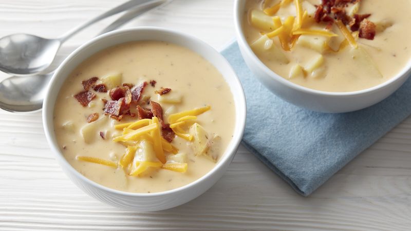 Slow-Cooker Cheesy Bacon-Ranch Potato Soup