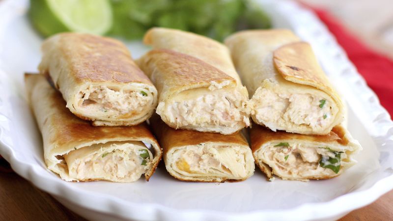 Chicken and Cream Cheese Taquitos