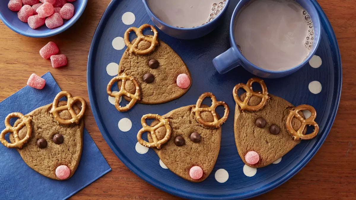 Easy Reindeer Cookies