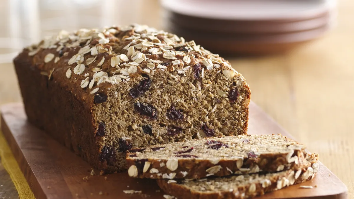Blueberry Almond Brown Bread