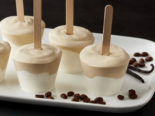 Vanilla and Coffee Popsicles