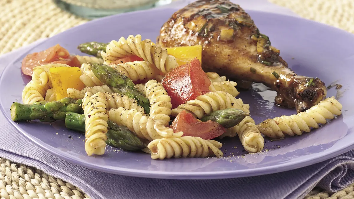 Asparagus and Tomato Pasta Salad