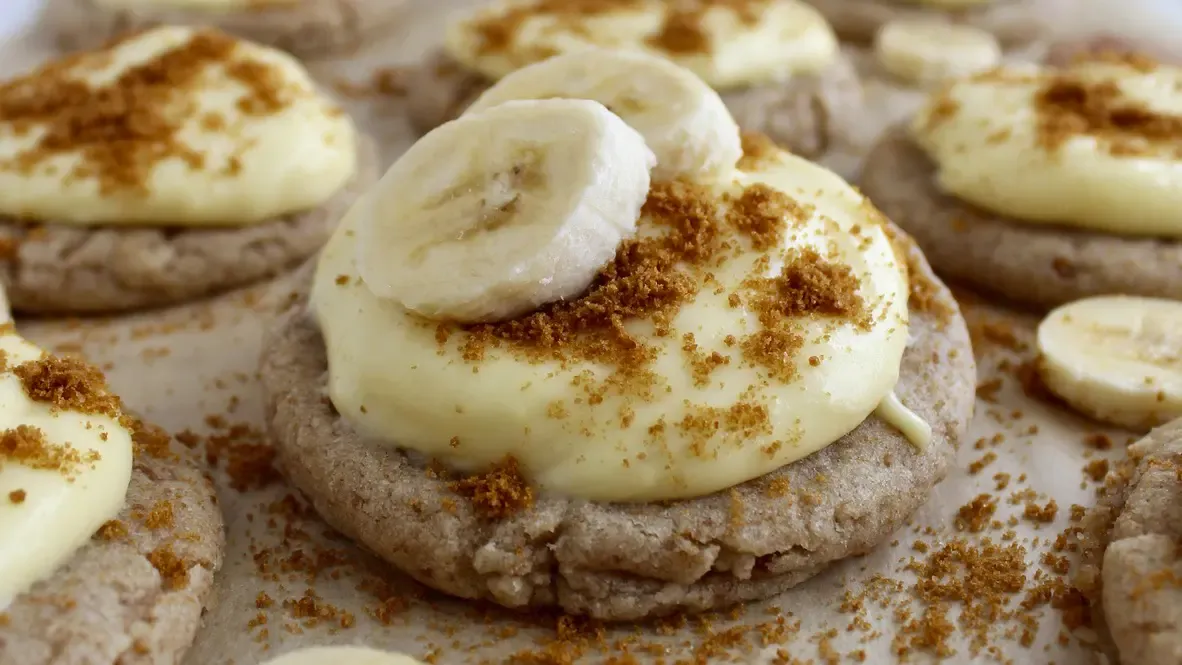  Banana Pudding Crumble Cookies