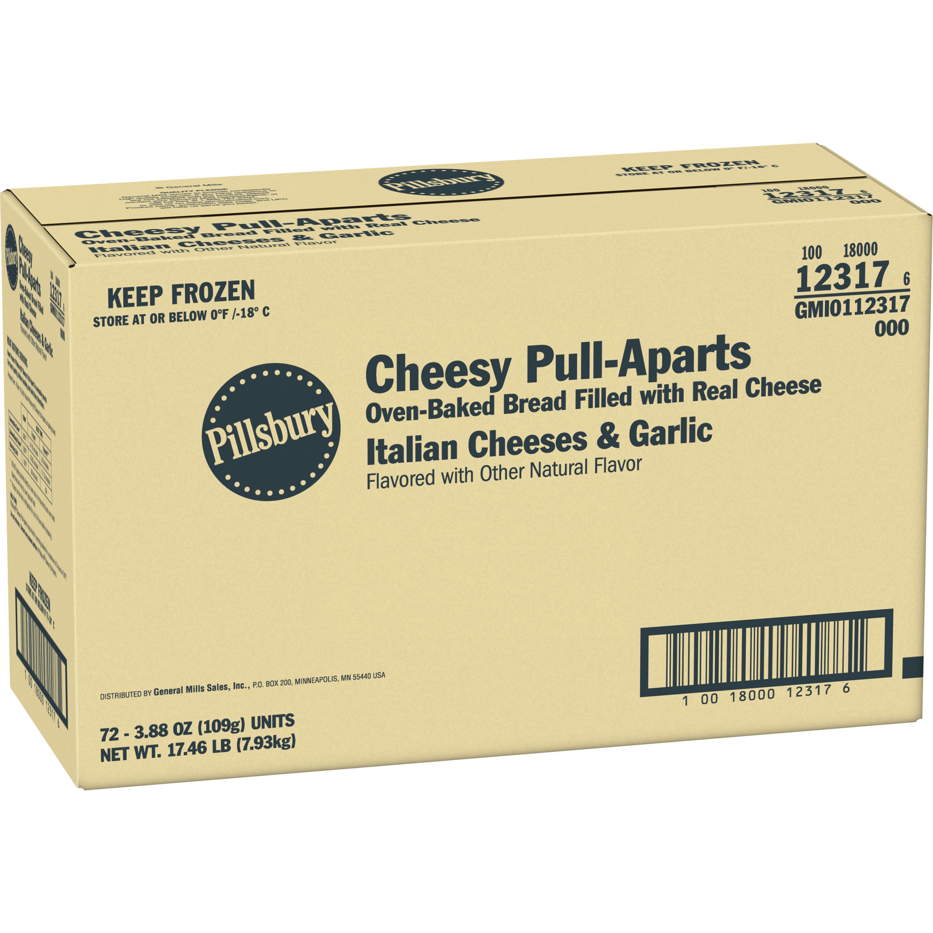 Pillsbury™ Frozen Cheesy PullAparts Italian Cheeses & Garlic 3.88 oz