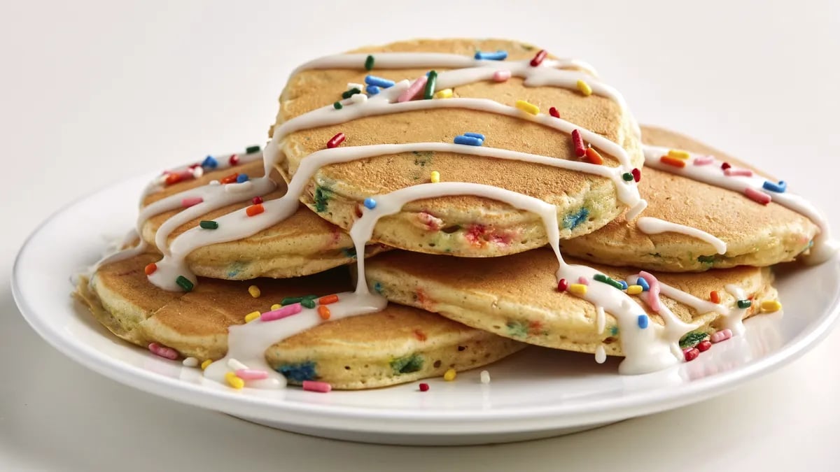 Cake Batter Pancakes