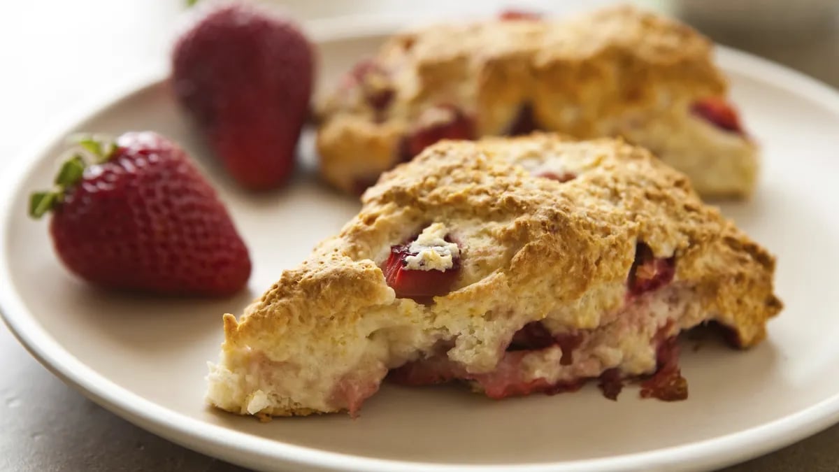 Strawberry Scones