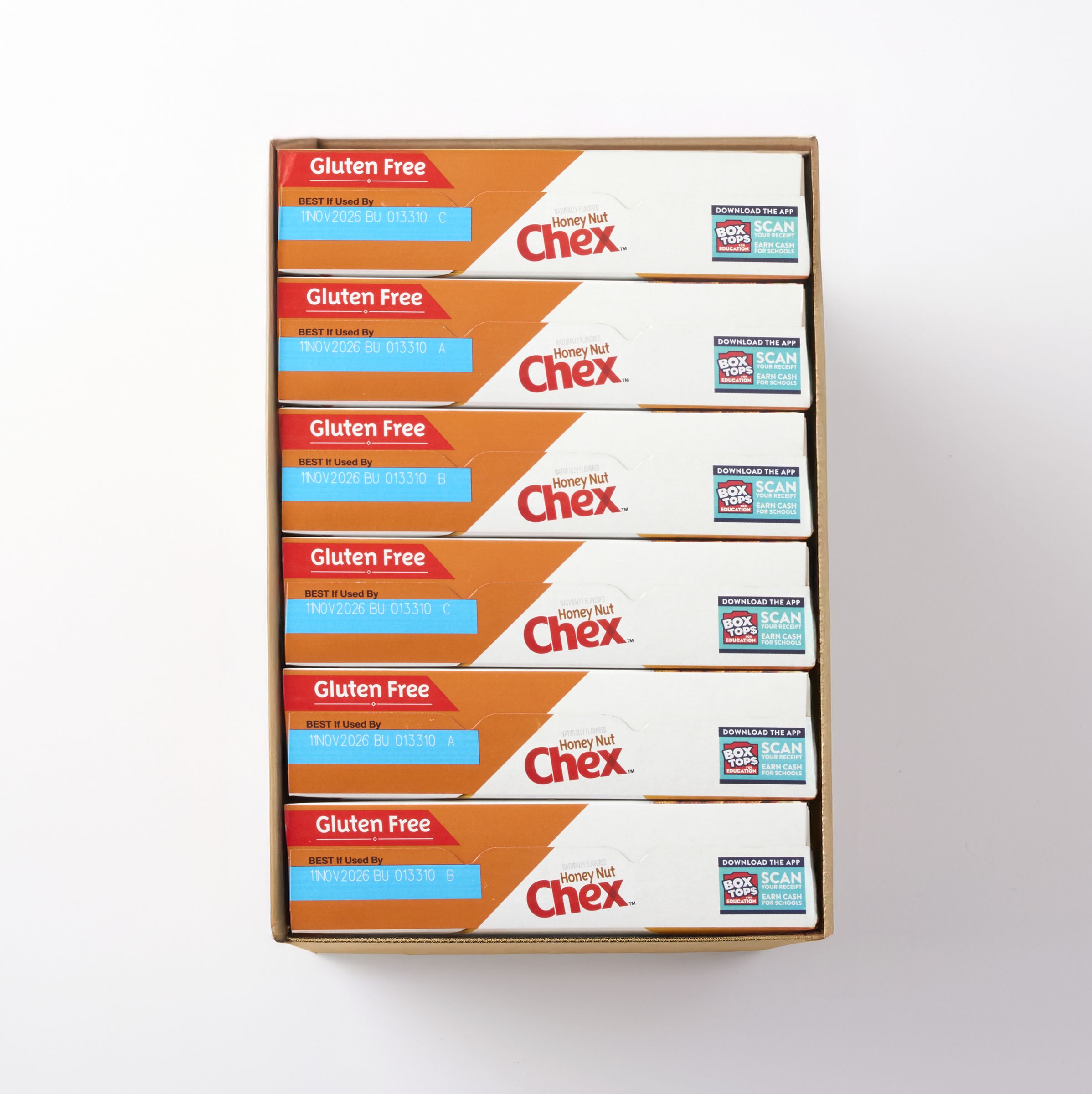  Open Case Honey Nut Chex(TM) Cereal Box 12.5 oz