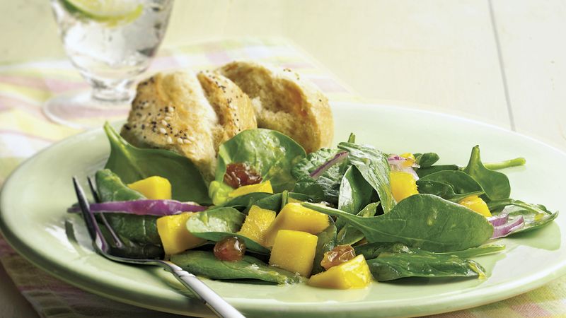 Spinach-Mango Salad