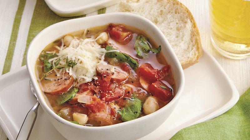 Smoky Beans and Greens Soup