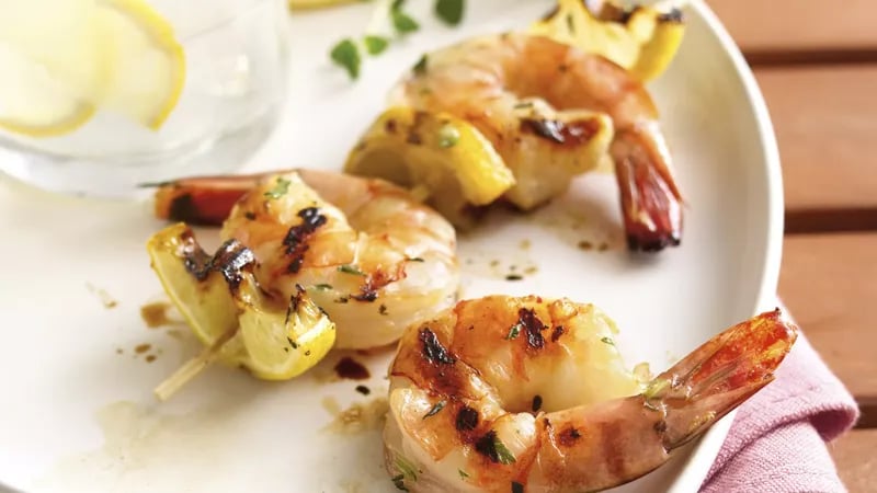 Grilled Honey-Herb Shrimp