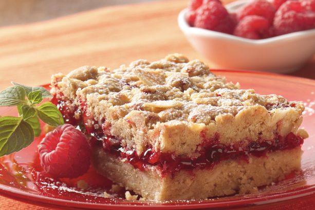 Raspberry Oatmeal Bars