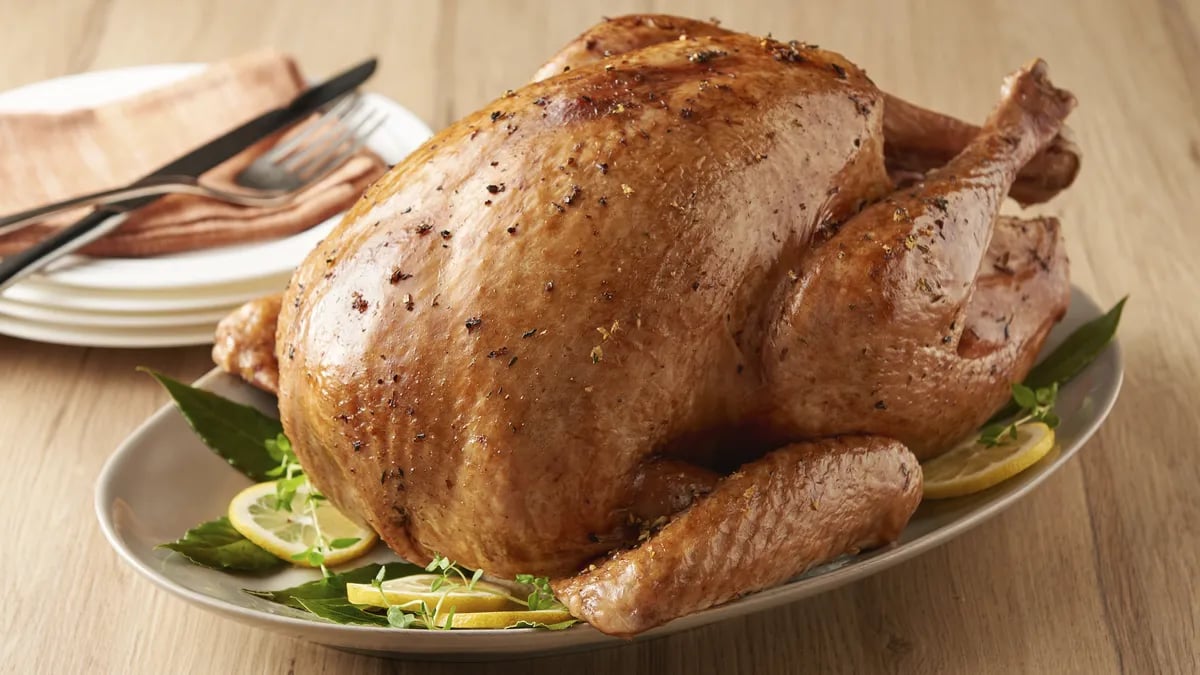 Lemon, Garlic and Herb Dry-Brined Turkey