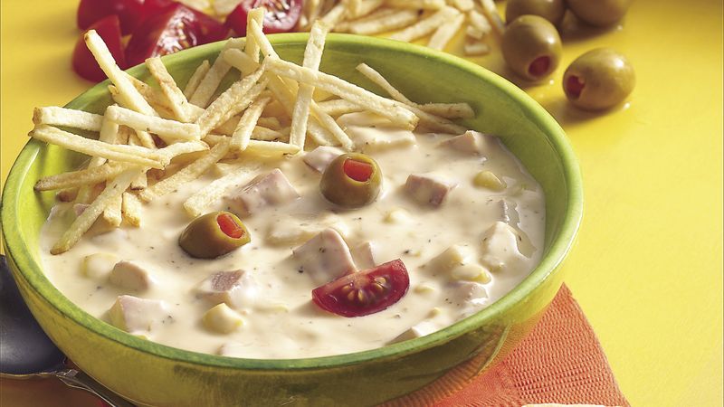 Funny Face-Topped Chowder