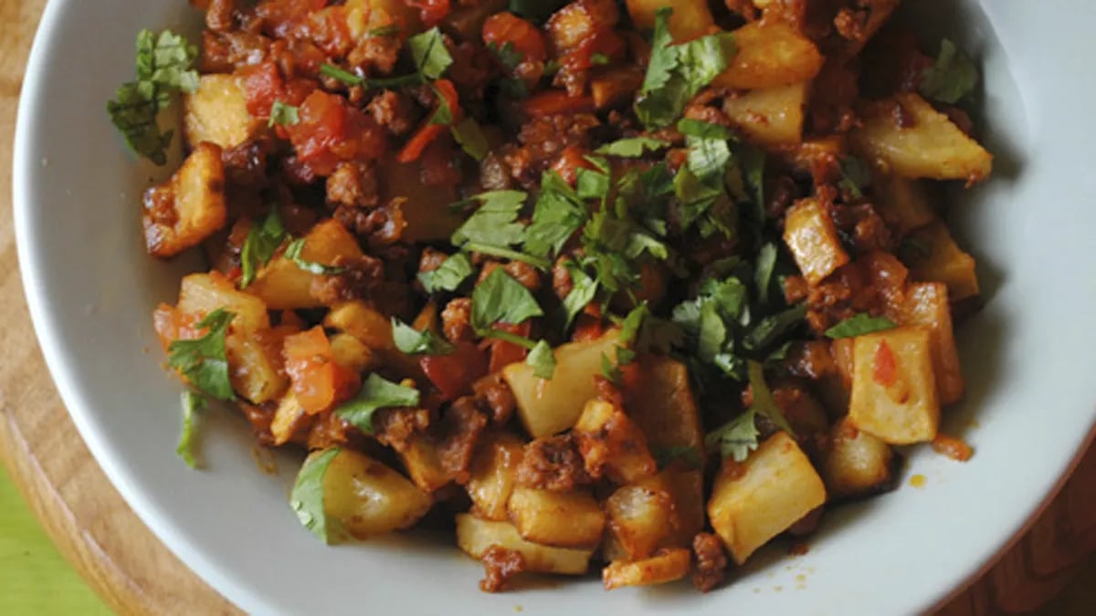 Smoky Chorizo and Potatoes Skillet