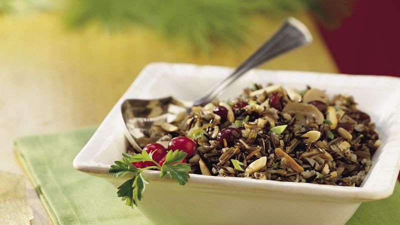 Slow-Cooker Wild Rice with Cranberries