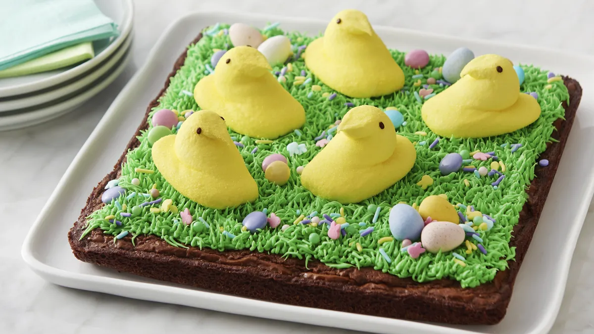 Spring Chicks Brownies