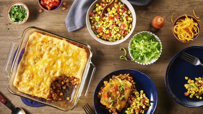 Taco Crescent Casserole (Cooking for Two)