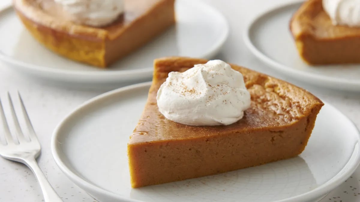 Impossibly Easy Pumpkin Pie 