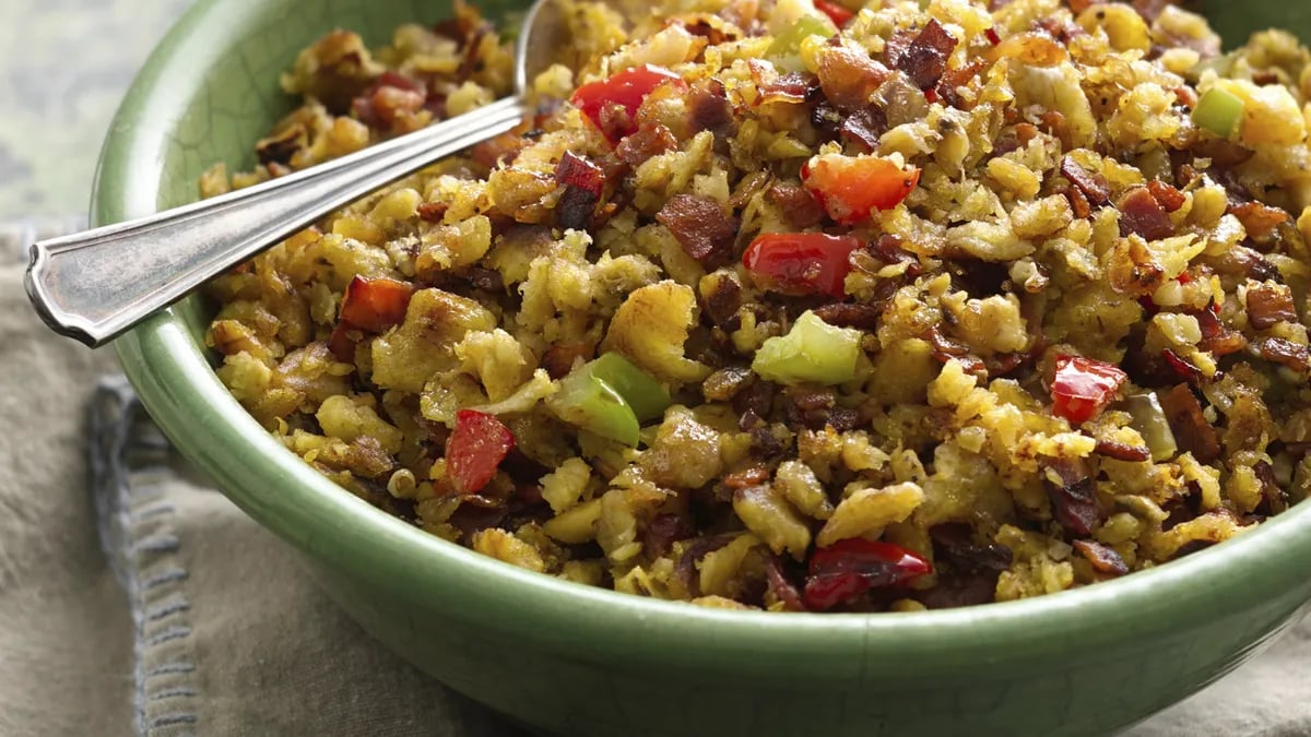 Puerto Rican Mofongo Turkey Stuffing