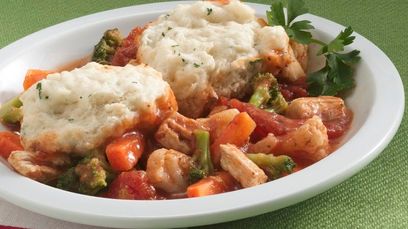 Hearty Chicken Stew with Dumplings (Cooking for 2)