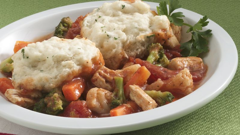 Hearty Chicken Stew with Dumplings (Cooking for 2)