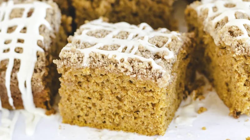 Pumpkin Crumb Coffee Cake