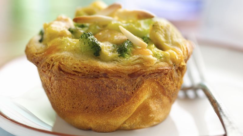 Chick and Broccoli Pot Pies