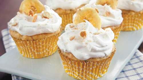 Muffin Tin Banana Cream Pies