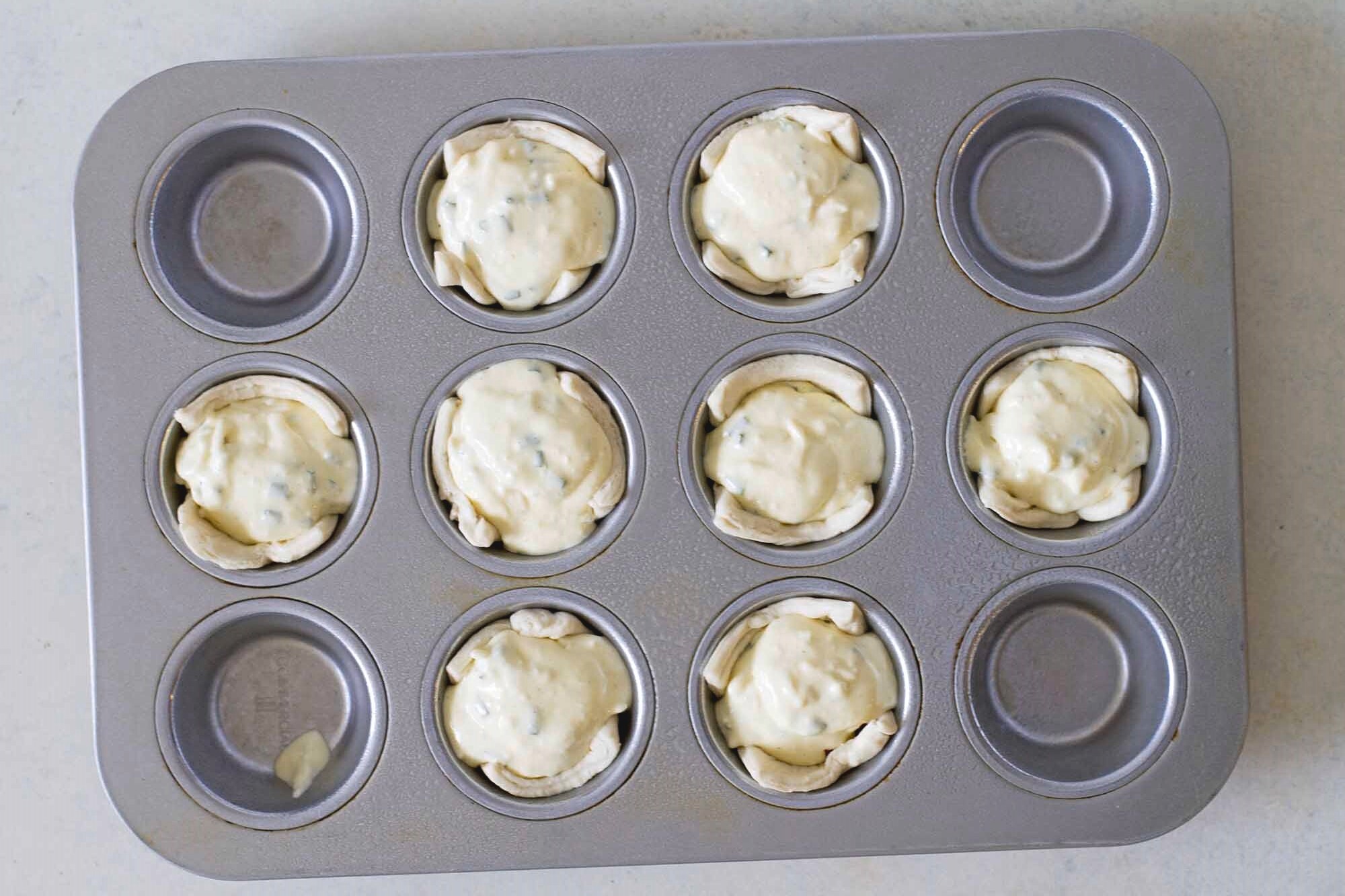 Bacon Quiche Crescent Cups Recipe - BettyCrocker.com