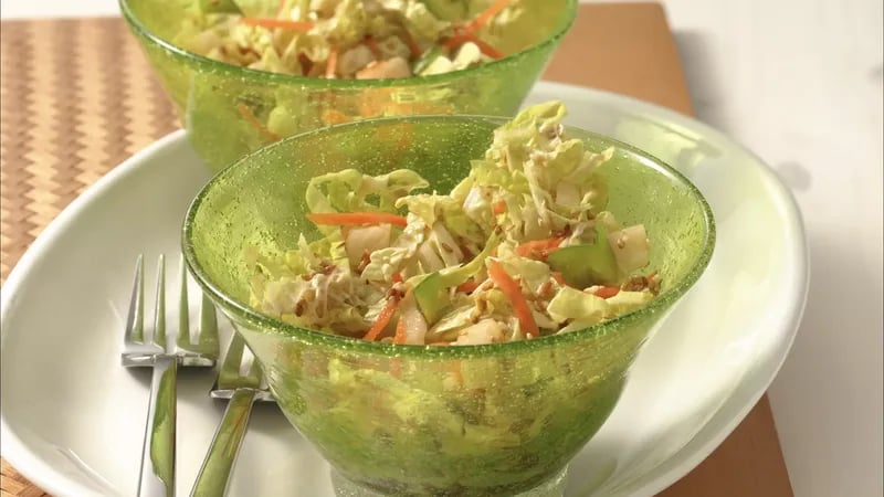 Chinese Cabbage Salad with Sesame Dressing