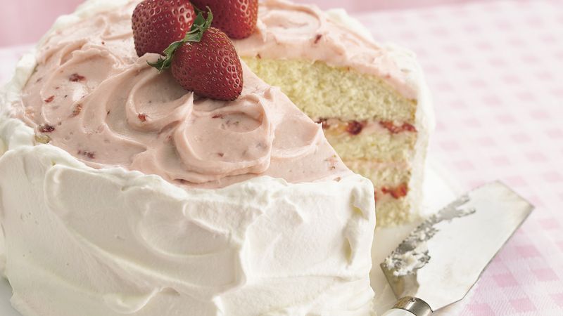 Strawberry-Lime Layer Cake
