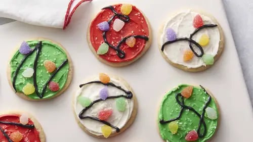 Christmas Lights Cookies