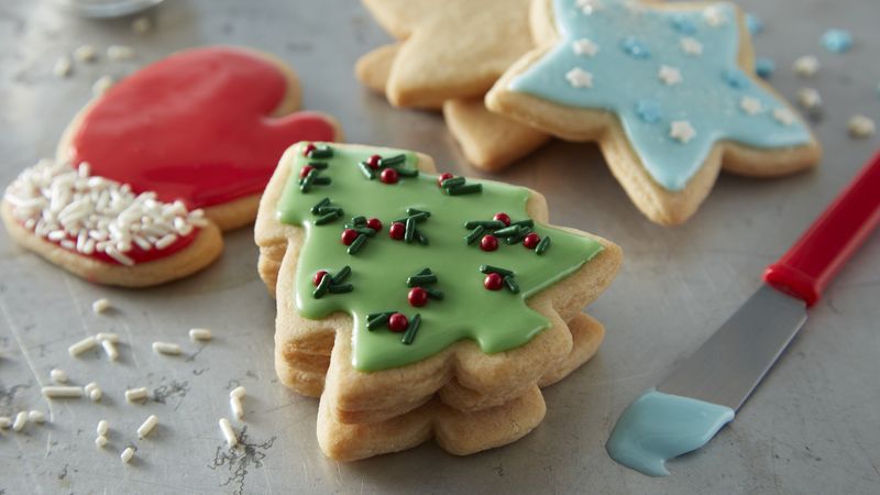 Easy Christmas Sugar Cookie Cutouts