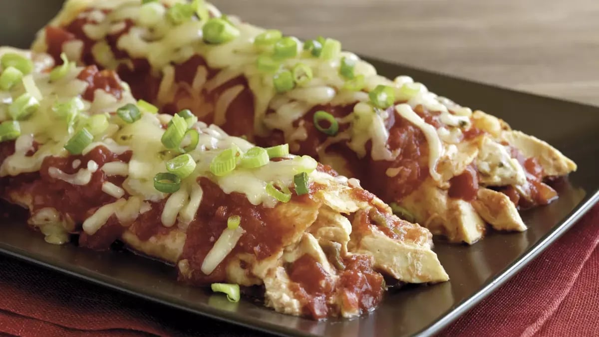 Spicy Chicken Enchiladas