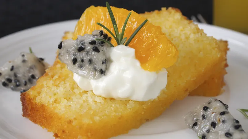 Polenta and Rosemary Cake