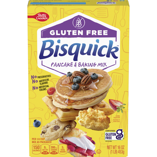 Bisquick Gluten Free Pancake Baking Mix BettyCrocker