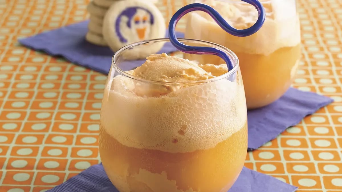 Orange Cream Halloween Floats