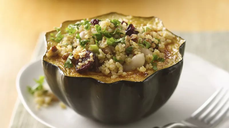 Quinoa-Stuffed Roasted Squash