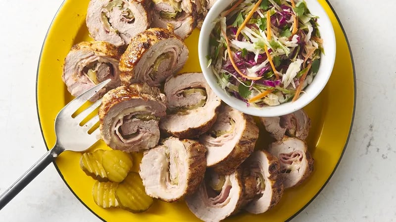 Inside-Out Cuban Pork Tenderloin Roll