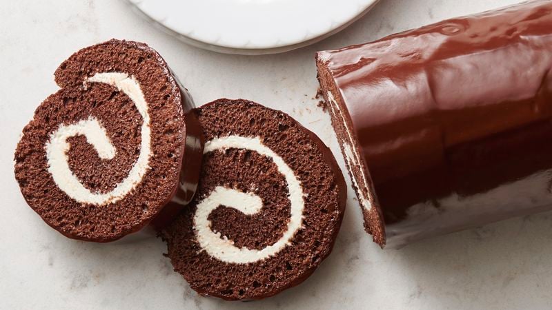 Chocolate Swiss Roll Cake Recipe - Lauren's Latest