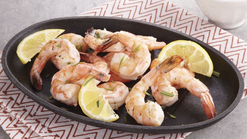 Roasted Shrimp with Bloody Mary Sauce