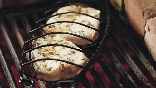 Grilled Halibut with Lime and Cilantro