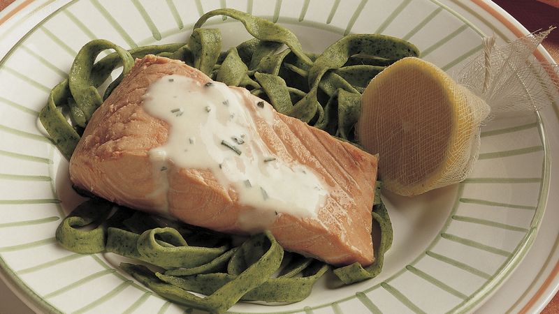 Salmon with Rosemary Sauce