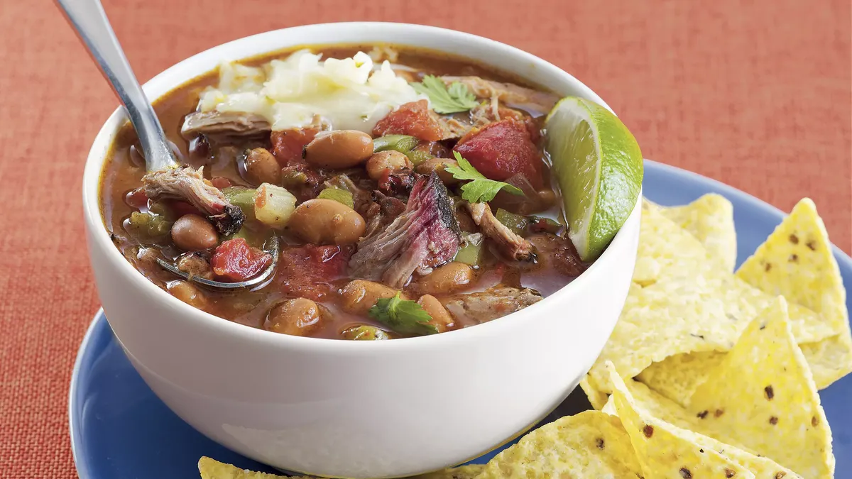 Smoky Pork and Pinto Bean Chili