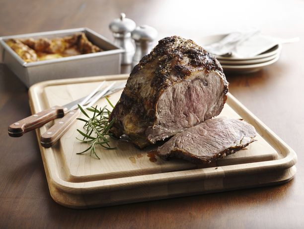 Beef Rib Roast with Yorkshire Pudding