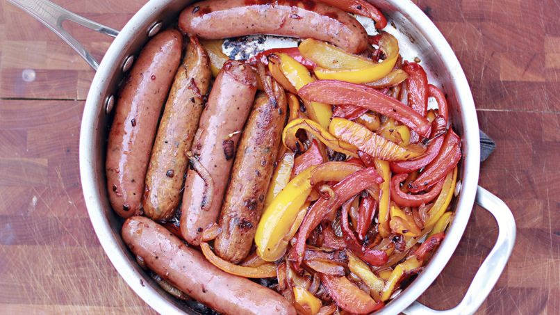 Chicken Sausage and Peppers