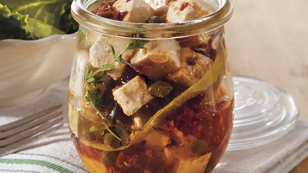 Marinated Feta Cheese