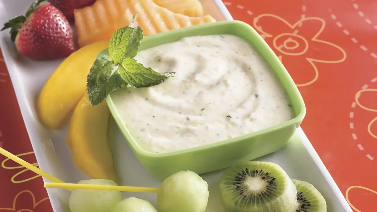 Mango-Mint Fruit Dip