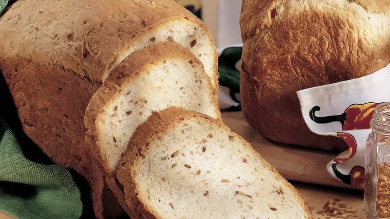 Bread Machine Oatmeal-Sunflower Bread