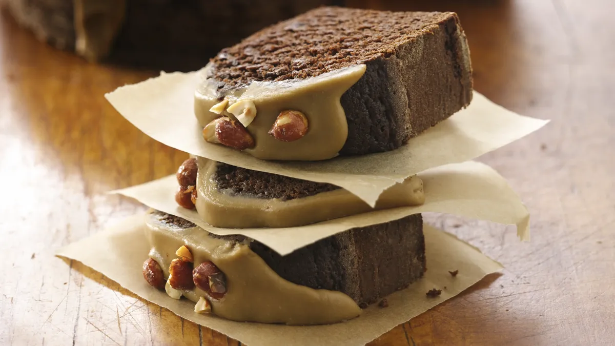 Chocolate Stout Cake with Caramel Frosting